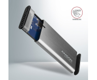 AXAGON EEM2-SG2 Obudowa zewnętrzna aluminiowa bezśrubowa USB-C 3.2 Gen 2 M.2 NVMe & SATA SSD + USB-A - USB-C redukcja - 1353424 - zdjęcie 6